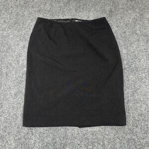Calvin Klein Black Pencil Skirt Career Office Wear Classic Size‎ 4